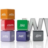 3d rendering cubes with domain names